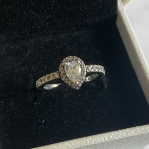 Pandora Silver Teardrop Ring